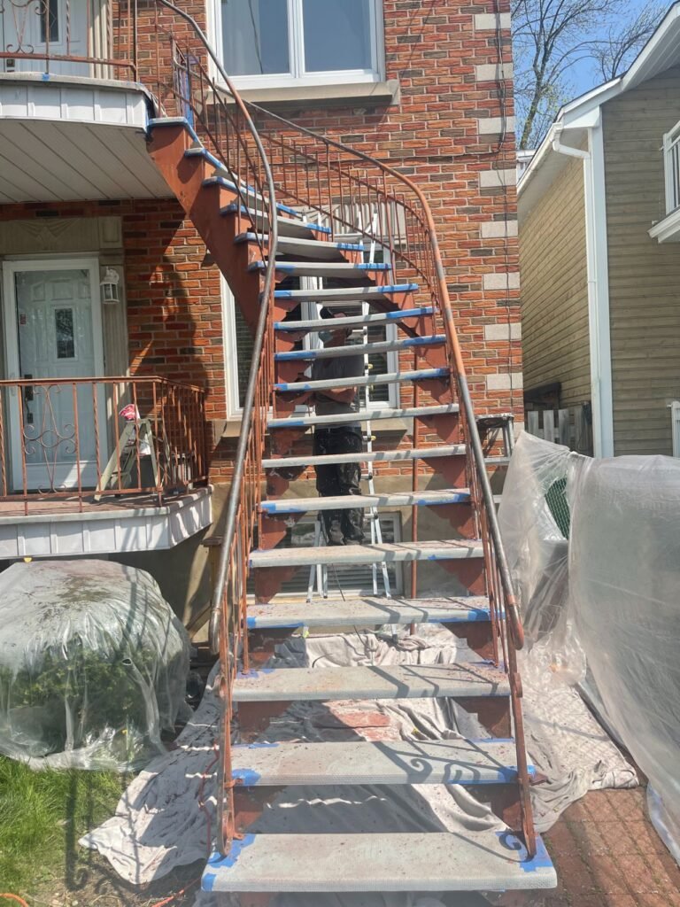 escalier et balcon en metal