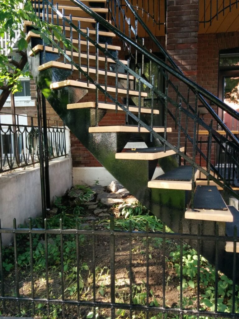 escalier en fer peinture a verdun