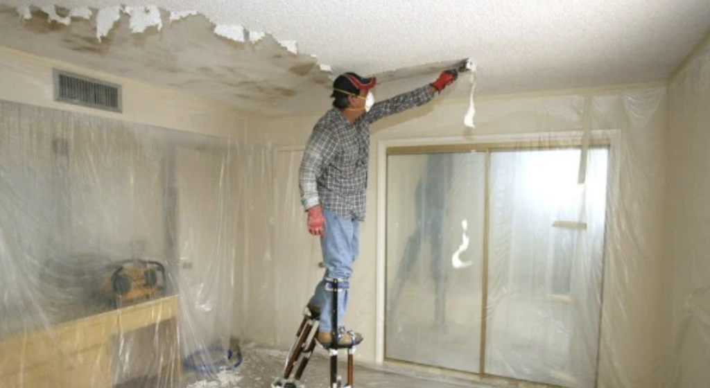 popcorn ceiling removal